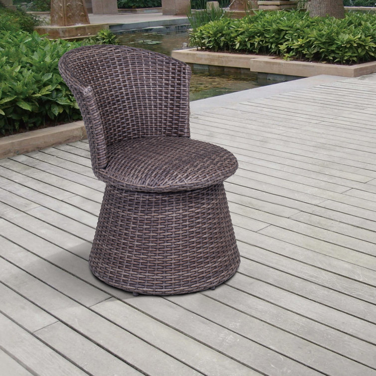 wayfair wicker swivel chair